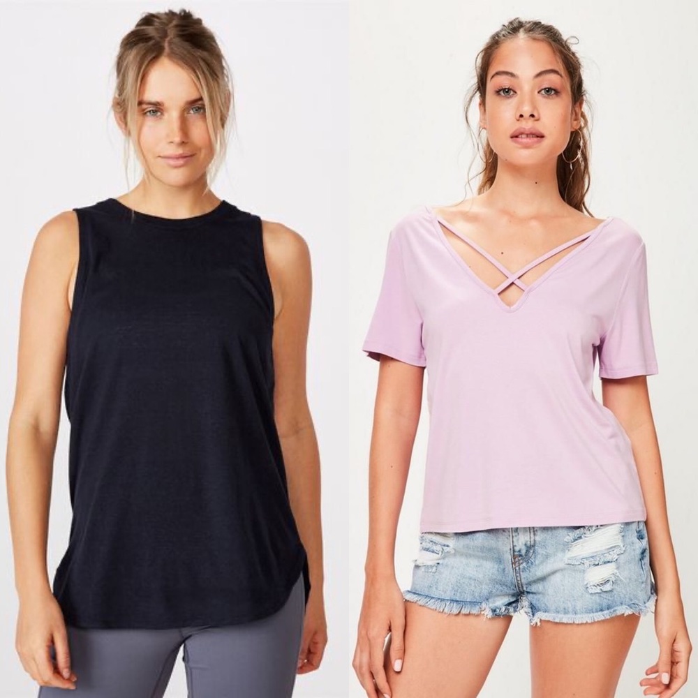 2x Tops for $7! LIKE NEW Workout/Athleisure Tops!